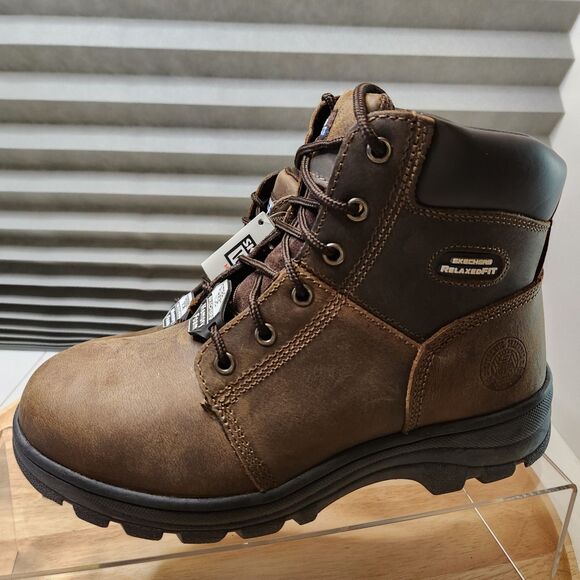 Skechers Steel Toe Work Boots | Women’s Size 10 | Slip-Resistant - Picture 3 of 10